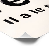 Briljantaarn Perfect Poster (Hoek)