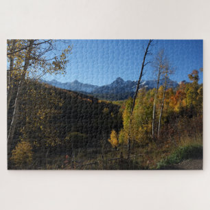 Briljantaarnkleuren San Juan Range Colorado Legpuzzel