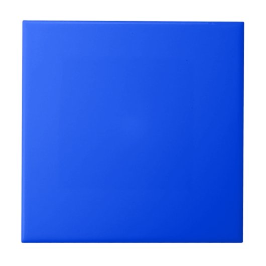Briljantblauw op schaal zwart-wit tegeltje (Voorkant)