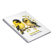 briljante amerikaanse goudvink notitieboek (Rechterzijde)