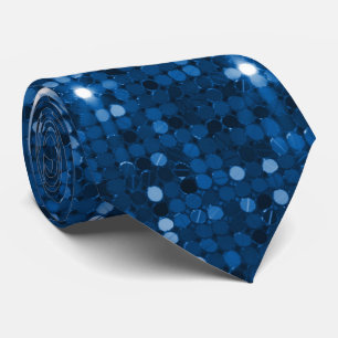 Briljante Blue Sparkle Stropdas voor alle gelegenh
