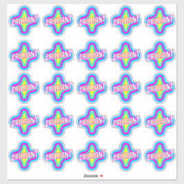 Briljante grappige Stickers van de leraar reward C