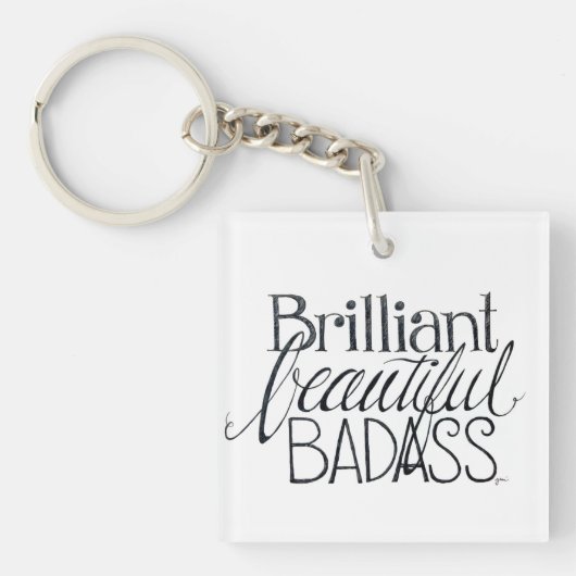 Briljante mooie Sleutelhanger voor badpassen (voorkant)