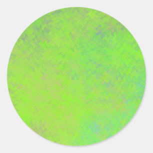 Briljante Neon Groene Marmerkunst Ronde Sticker