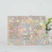 Briljante opaal fotobrochure (Staand voorkant)