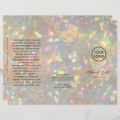 Briljante opaal fotobrochure (Voorkant / Achterkant)