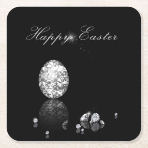 Briljante paaseieren - Papieren Onderzetter
