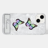 Briljante regenboogvlinders Case-Mate iPhone case (Achterkant (horizontaal))
