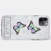 Briljante regenboogvlinders Case-Mate iPhone case (Achterkant (horizontaal))