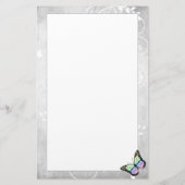 Briljante regenboogvlinderstationering briefpapier (Achterkant)