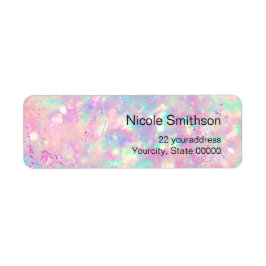 briljante roze optisch achtergrondlabels etiket