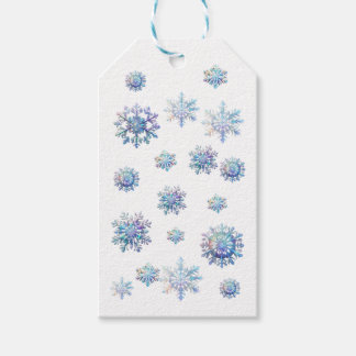 Briljante Sneeuwvlok Cadeaulabel