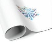 Briljante sneeuwvlok cadeaupapier (Rol Hoek)