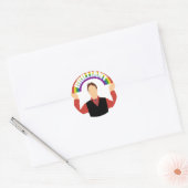 Briljante sticker! ronde sticker (Envelop)
