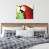 Briljantrood Canvas Afdruk (Insitu (Slaapkamer))