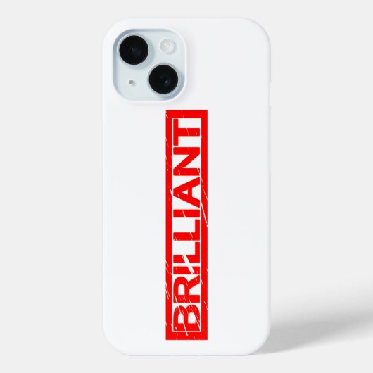 Briljantstempel Case-Mate iPhone Case (Achterkant)