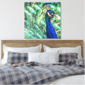 Brillance en toile Peacock Bleu et Vert Imprimer (Insitu(Chambre))