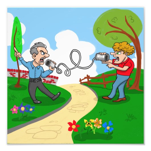 Brillant Conversationnalistes Photo Print (Devant)