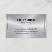 Brillant faux moi, Carte de visite des accents de (Dos)