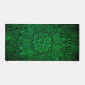Brillant Floral Mandala Zen Boho Cool Vibrant Vert (Recto)