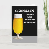 Brillant ! Fun, Retraite retraite carte de voeux (Devant)