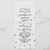 Brillant Silver Glamor Glam Chic Programme moderne (Devant)