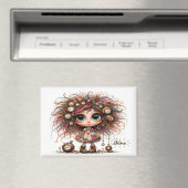 Brillante fille Steampunk 7300 Magnet (In Situ (Lave-vaisselle))