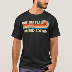 BRILLANTES Achternaam Retro Vintage 80s 90s T-shirt