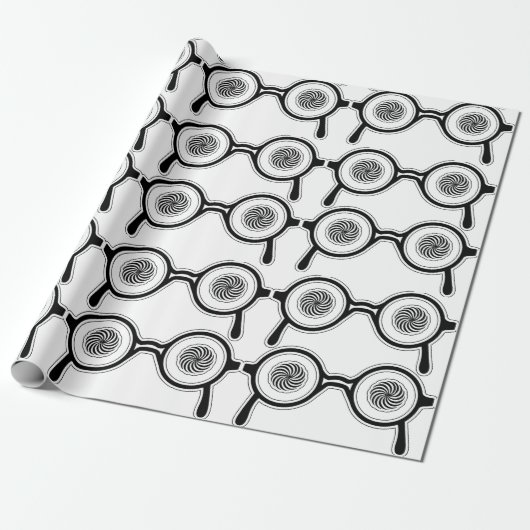 brille cadeaupapier (Uitgerold)