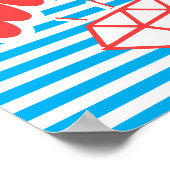 Brille comme un diamant, affiche de typographie, (Coin)