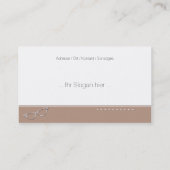 brille visitekaartje (Achterkant)