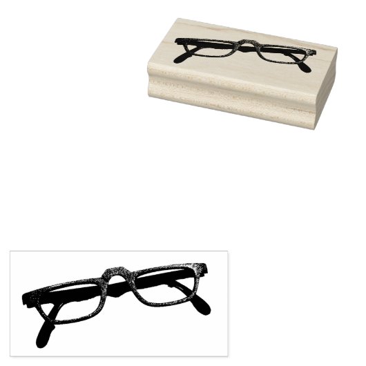 Brillen brillen Koele oude Lijsten Rubberstempel (Gestempeld)