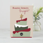 Brillen humor kerst feestdagenkaart (Staand voorkant)