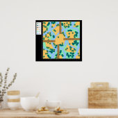 Brillen over Swampy Water - Batlemap Poster (Keuken)