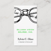 Brillen Verticaal gezichtsvermogen Visitekaartje (Voorkant)