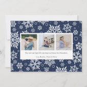 Briller | Carte Hanoukka photo complète (Dos)