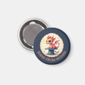 Briller de l'intérieur - Magnet Dragon mignon (Recto/Verso)