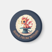 Briller de l'intérieur - Magnet Dragon mignon (Devant)