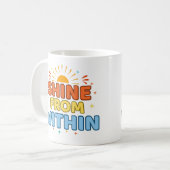 Briller de l'intérieur - Mug Positif (Devant gauche)