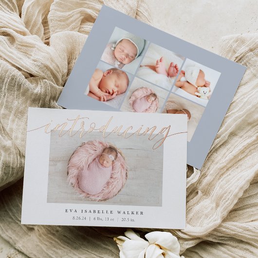 Briller Introduction Faire-part de naissance à hui