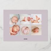 Briller Introduction Faire-part de naissance à hui (Verso)