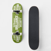 BRILLIANCE VS INSANITY custom skateboard (Voorkant)