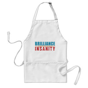 BRILLIANCE VS INSANITY schort - kies stijl, kleur