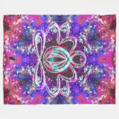 Brilliance Zen Lotus Fleece Deken (Voorkant (Horizontaal))