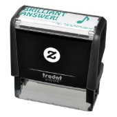 BRILLIANT ANTWOORD! Bevestiging Rubberstempel Zelfinktende Stempel (Product)