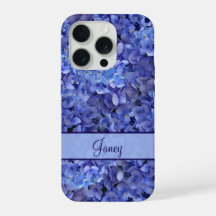 Brilliant Blue Hortensia iPhone X Hoesje