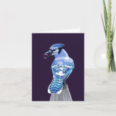 Brilliant Blue Jay Kaart (Voorkant)