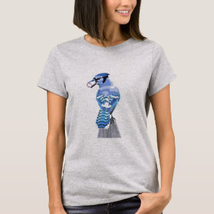 Brilliant Blue Jay T-shirt