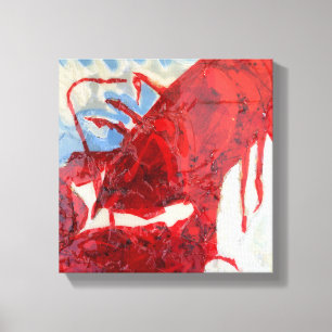 Brilliant Maine Lobster Canvas Afdruk