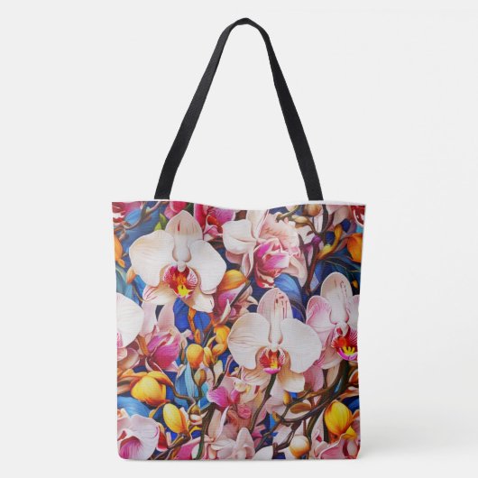 Brilliant Orchid Canvas tas (Achterkant)